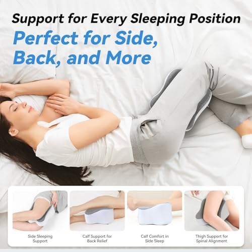 Knee Pillow for Side Sleepers Back Pain Relief