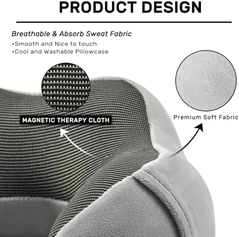 urnexttour 2 Pack Travel Pillow for Airplane Car Train and Home Use