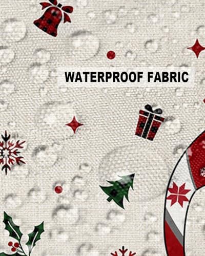 Waterproof Pillow Protectors 2 Pack - Christmas Gnome Design