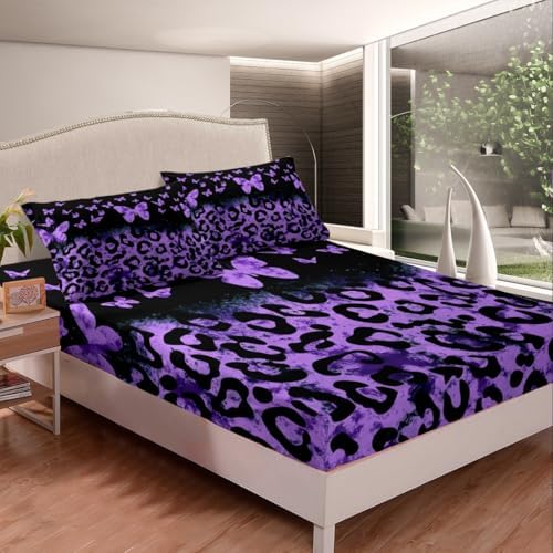 Castle Fairy Butterfly Bed Sheet Set with Deep Pocket