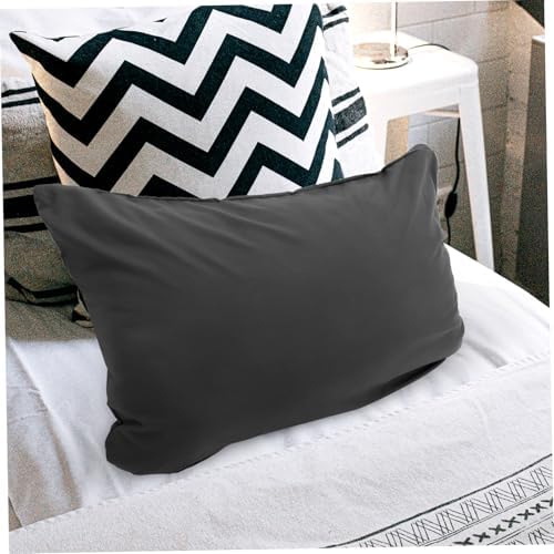 2pcs Solid Pillowcases Soft Comfortable for Home and Dorm Use