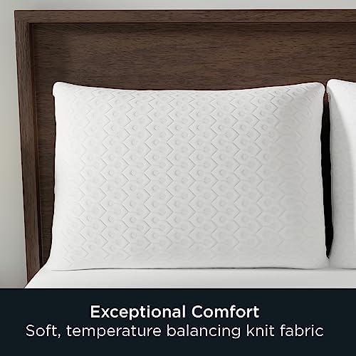 AllerEase Platinum Pillow Protector StandardQueen Size White 1