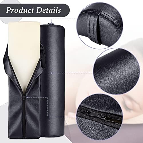 Noverlife Half Round Massage Bolster Pillow - Black