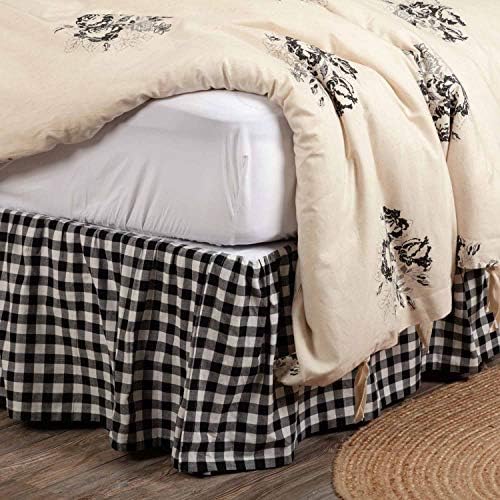 Piper Classics Vintage Check Twin Bed Skirt