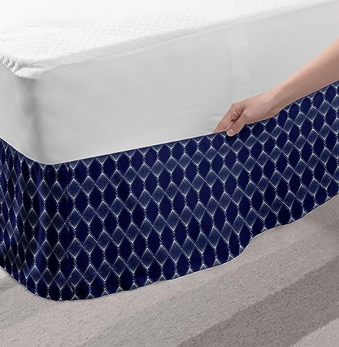 Ambesonne Modern Bedskirt with Art Deco Pattern