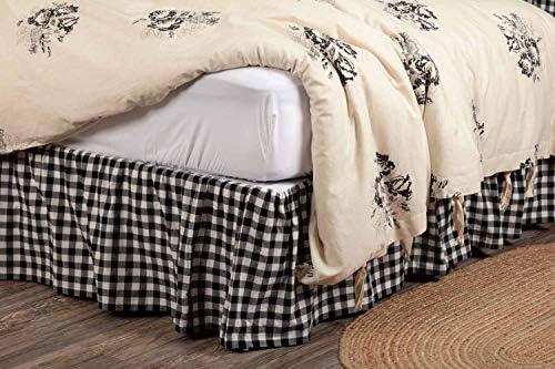 Piper Classics Vintage Check Twin Bed Skirt