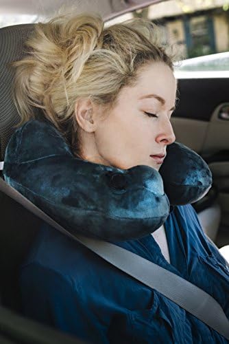 AirComfy Inflatable Travel Pillow - Daydreamer Grey