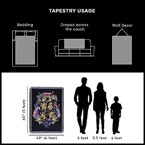 Northwest Woven Tapestry Throw Blanket - 48 x 60 School Foliage