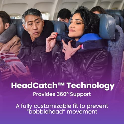 Cabeau Travel Neck Pillow for Airplanes Supportive 360 Design