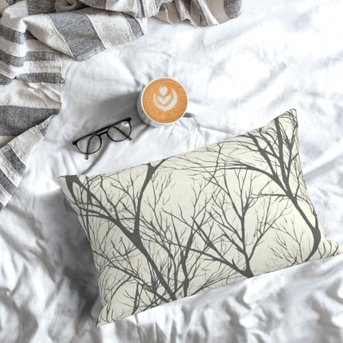 Tree Branch Pillow Cases Set of 2 - Microfiber Soft and Durable