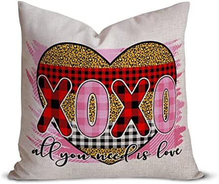BESTORLOVE Valentines Day Throw Pillow Cover Case 20x20in