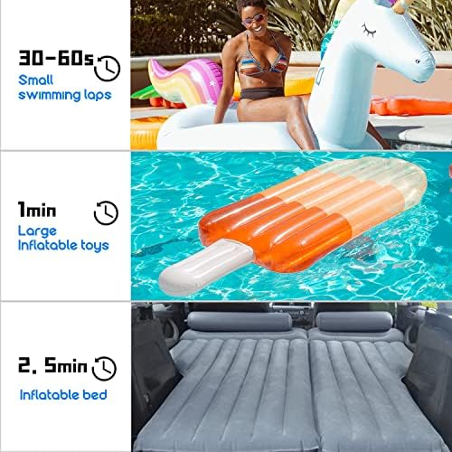 Electric Air Pump with 3 Nozzles for Inflatables 1
