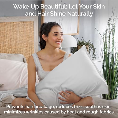 Bamtek Queen Size Set of 2 Cooling Pillowcases