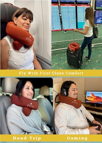 Pono Neck Cradle Travel Pillow - Adjustable Support for All Adults