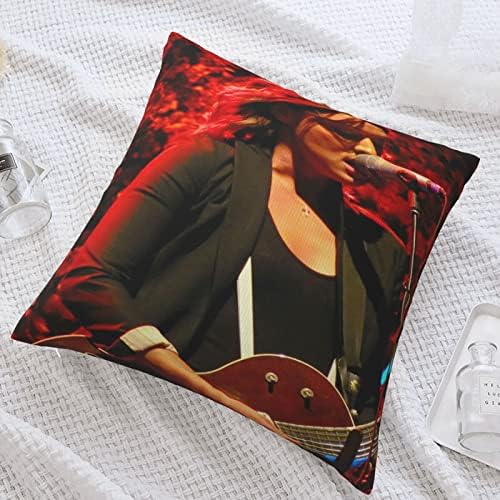 AMIOUDR 18x18 Square Pillowcase with Hidden Zipper