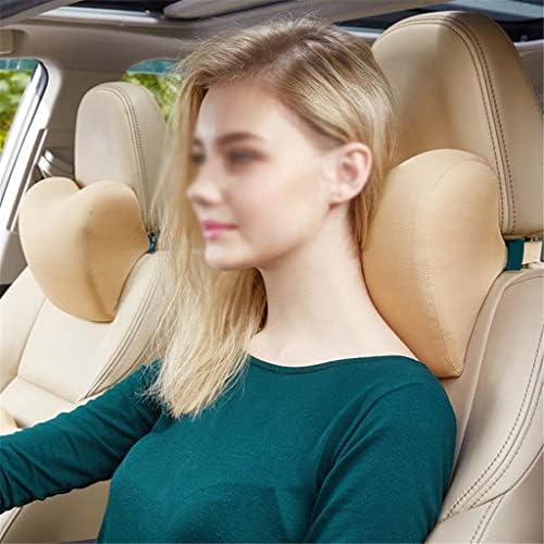 UOHLCX Blue Car Headrest Neck Pillow with Memory Foam