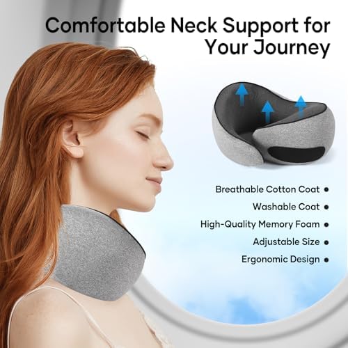 NOCRLG Travel Pillow with 360 Head Support