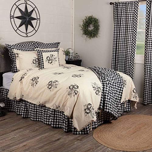 Piper Classics Vintage Check Twin Bed Skirt