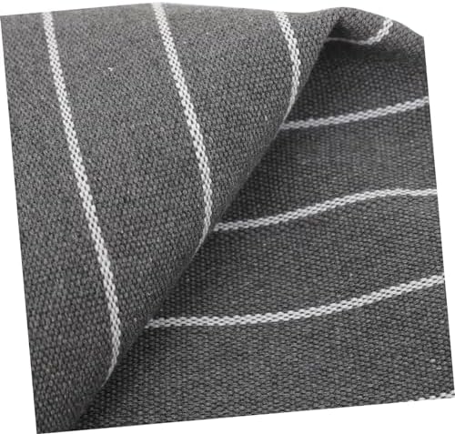 TIDTALEO 2Pcs Skid Pillow Towel Covers Gray Striped Design