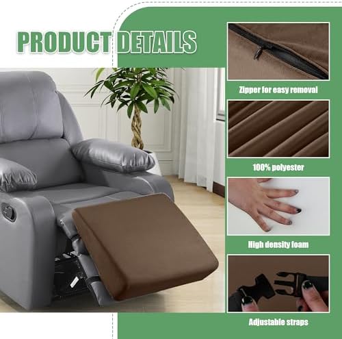 BALAPET Recliner Leg Pillow with Memory Foam and Adjustable Straps