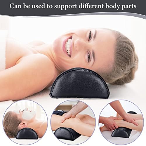 Noverlife Half Round Massage Bolster Pillow - Black