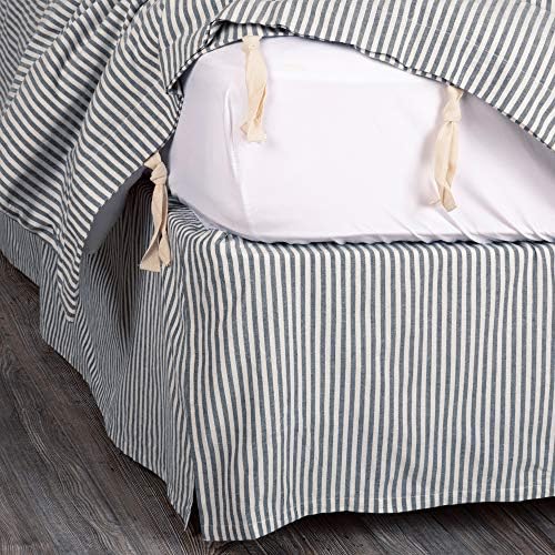 Piper Classics Farmhouse Ticking Stripe Queen Bed Skirt