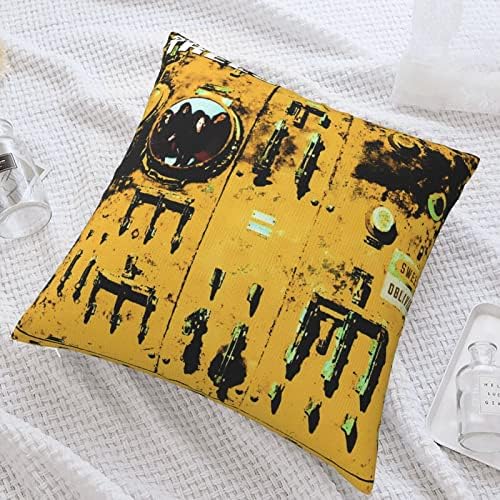 AMIOUDR 18x18 Inch Throw Pillow Covers with Hidden Zipper