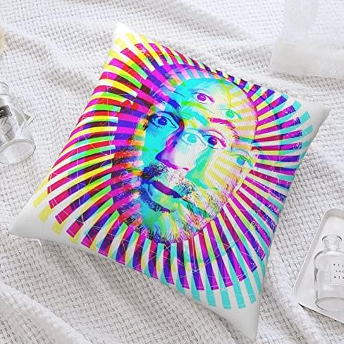 AMIOUDR Throw Pillow Covers 18x18 Square Pillowcase Bed Decor