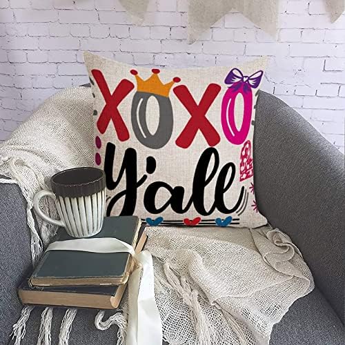 BESTORLOVE Pillow Case for Couples 22x22in