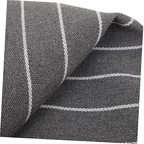 QUMIIRITY 2pcs Breathable Gray Striped Pillow Cover