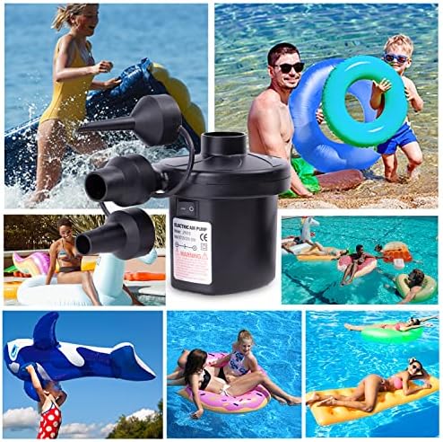 Electric Air Pump with 3 Nozzles for Inflatables 1