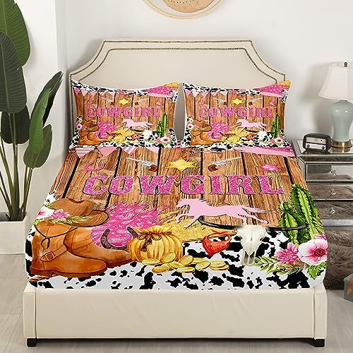 Castle Fairy Rustic Cowgirl Sheet Set with Pillowcases