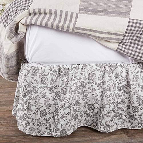 Gray Gables King Floral Bed Skirt with 16 Drop 1