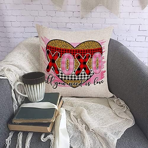 BESTORLOVE Valentines Day Throw Pillow Cover Case 20x20in