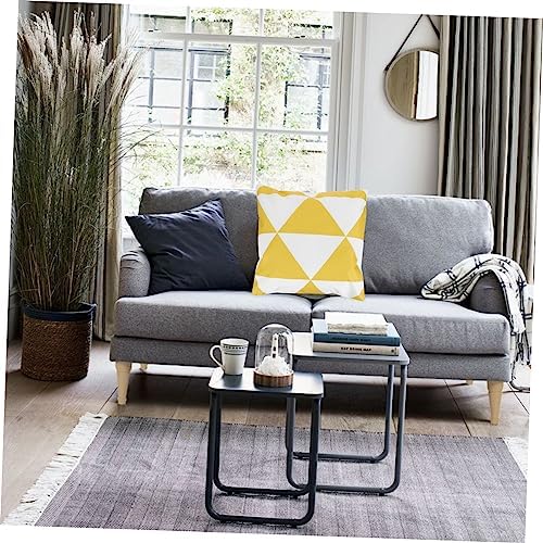 ULDIGI 1pc Geometric Pillowcase with Invisible Zipper for Outdoor Use