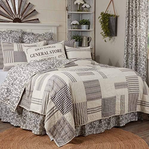 Gray Gables King Floral Bed Skirt with 16 Drop 1