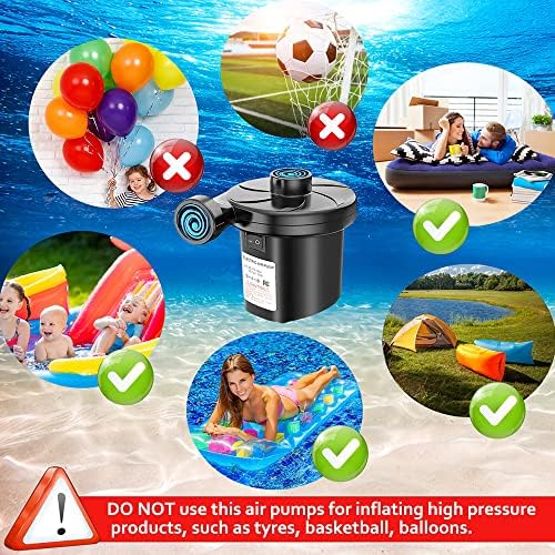 FEIYUANDZ Electric Air Mattress Pump Portable